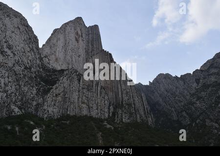 Montagne la Huasteca, Santa Catarina, Messico Foto Stock
