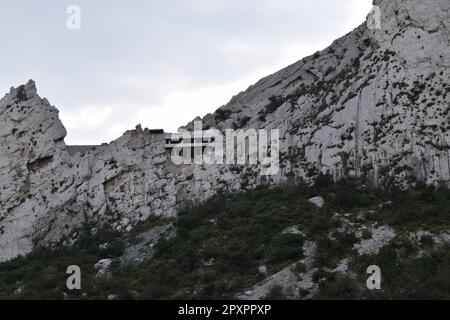Montagne la Huasteca, Santa Catarina, Messico Foto Stock