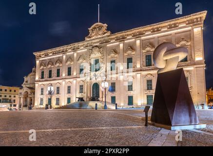 Vista di La Valletta, la capitale di Malta Foto Stock