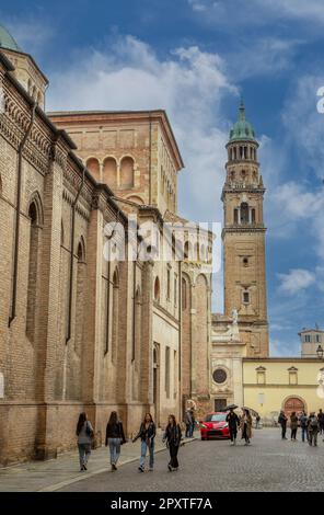 Il centro storico di Parma Foto Stock