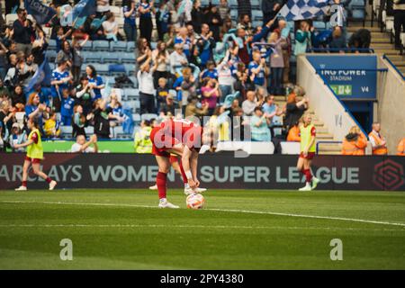 Liverpool FC Women vs Leicester FC Women. Barclays Super League Donna. 29.04.23. Foto Stock