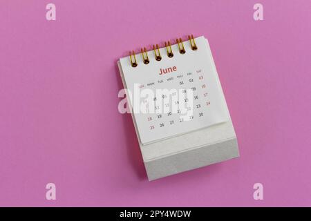 Calendario del 2023 giugno per pianificare il tuo tempo Foto Stock