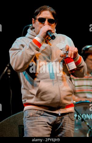 Shaun Ryder - il lunedì felice, V2009, Hylands Park, Chelmsford, Essex, Regno Unito - 22 agosto 2009 Foto Stock