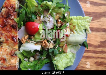 quiche (cibo dalla francia) come cibo di sottofondo molto bello Foto Stock