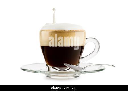 Tazza di cappuccino Foto Stock