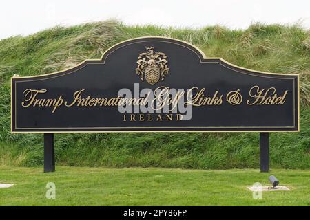 Una visione generale di Trump International Golf Links & Hotel a Doonbeg, Co. Clare precede l’arrivo dell’ex presidente americano Donald Trump durante la sua visita in Irlanda. Data immagine: Mercoledì 3 maggio 2023. Foto Stock