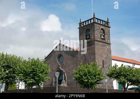 Igreja Matriz Chiesa, Vila Franca do campo, Sao Miguel, Azzorre, Portogallo Foto Stock