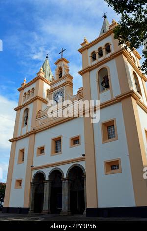 Cattedrale, se Catedral Santissimo Salvar, Igreja de Santissimo Salvar da se, Angra do Heroismo, Terceira, Azzorre, Portogallo Foto Stock