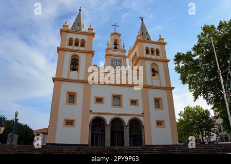 Cattedrale, se Catedral Santissimo Salvar, Igreja de Santissimo Salvar da se, Angra do Heroismo, Terceira, Azzorre, Portogallo Foto Stock