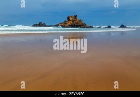 Bellissima spiaggia ad Alentejo Foto Stock