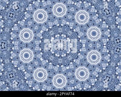 Sfondo con astratto modello radiale di naturale grande fiore di dente di leone Foto Stock