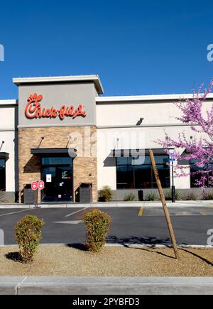 Chick fil è un edificio del ristorante di fronte a Prescott, Arizona USA Foto Stock