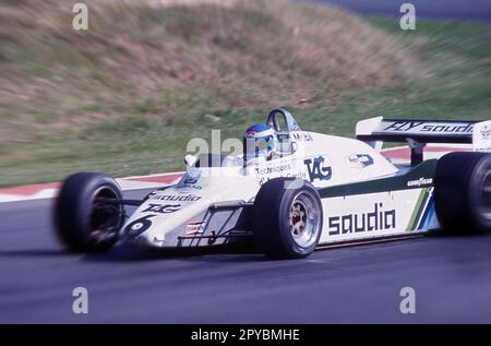 Gran Premio di Gran Bretagna 1982 - Brands Hatch - Keke Rosberg, Williams FW 08 Foto Stock