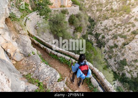 Antica fossa di Solleric, torrente di Almadrà, sierra de Tramuntana, maiorca, isole baleari, spagna, europa Foto Stock