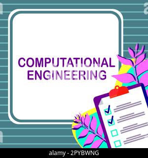 Visualizzazione concettuale Ingegneria computazionale. Concetto di business venire a accordo da reciproca concessione dare rivelare esposizione Foto Stock