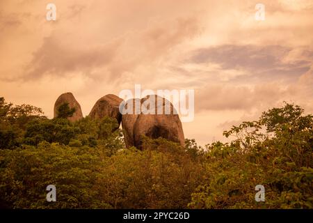 THAILANDIA PRACHUAP KHIRI KHAN STONE PARK Foto Stock