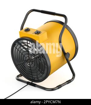 Riscaldatore a ventola elettrica a cilindro industriale Foto Stock
