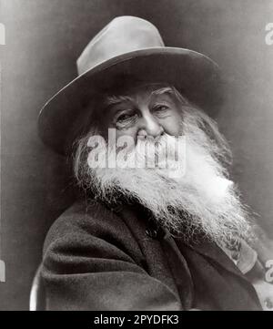 Poeta americano Walt Whitman Foto Stock