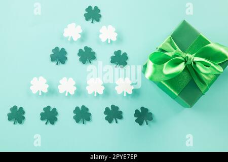 Happy St Patricks Day decorazione sfondo concetto Foto Stock