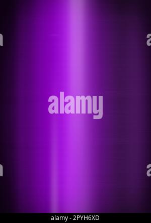 Metallo spazzolato lucido viola. Trama di sfondo verticale Foto Stock