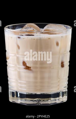 Cocktail russo bianco in vetro sfaccettato Foto Stock
