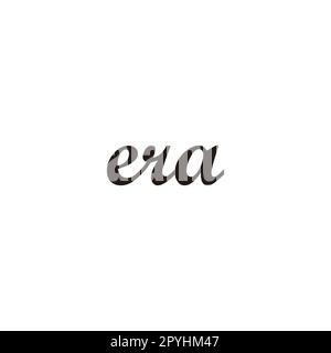 Lettera era CONNECT simbolo geometrico semplice vettore logo Illustrazione Vettoriale