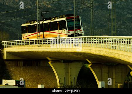 Metro de Palma de Mallorca, SA Garriga, mallorca, isole balneari, España, europa Foto Stock