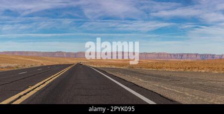 Arizona, Stati Uniti Route 89 e paesaggio del Grand Canyon Foto Stock