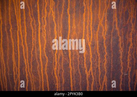 Metallo arrugginito texture di sfondo Foto Stock