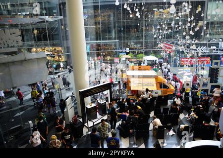 Centro commerciale Siam Discovery vicino a Piazza Siam a Bangkok, Thailandia. Foto Stock