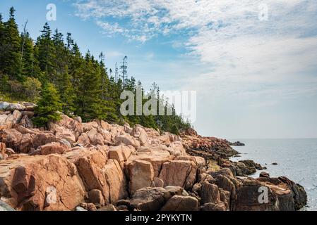 Parco Nazionale di Acadia nel Maine Foto Stock