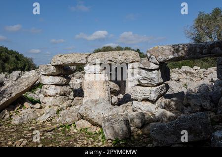 Na Comerma de sa Garita, era posttalayotica, Alaior, Minorca, Isole Baleari, Spagna Foto Stock