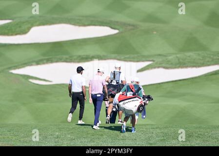 Roma, Italia. 04th maggio, 2023. Durante il DS Automobiles Italian Golf Open 2023 al Marco Simone Golf Club il 04 maggio 2023 a Roma. Credit: Live Media Publishing Group/Alamy Live News Foto Stock