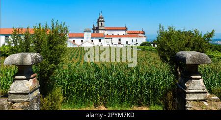 Monastero Di San Martino Di Tibaes, Campo Di Corn, Braga, Minho, Portogallo Foto Stock