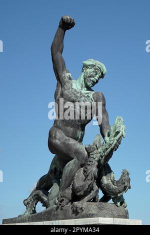Parte della libertà o Statua della Libertà in Budapest Foto Stock