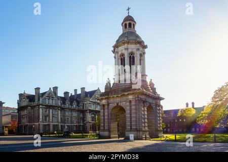 Dublin City, Trinity College Foto Stock