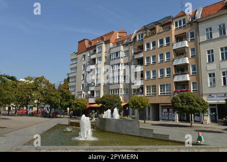 Franz-Neumann-Platz, Reinickendorf, Berlino, Germania Foto Stock