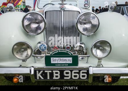 Trionfo Roadster sul display a Shoreham Airshow di Foto Stock