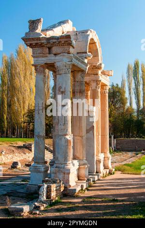 Il Tempio di Afrodite, Aphrodisias, Turchia Foto Stock