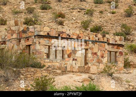 Livingston House, Big Bend National Park, Texas Foto Stock