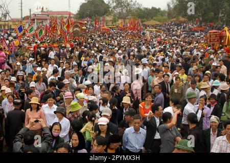 Lim Festival on Tet Holiday a Bac Ninh, Vietnam. 越南旅游, Turismo Vietnamita, वियतनाम पर्यटन, Vietnam voluptuaria, 베트남 관광, ベトナム観光, ឌូលីច វៀតណាម Foto Stock