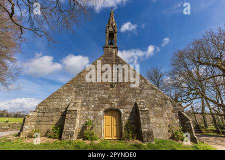 Cappella di Trémalo vicino Pont-Aven, Bretagna, Francia Foto Stock