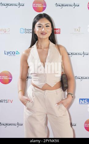 Ishika Mehra partecipa al gala di apertura del 25th° anniversario del Festival del cinema asiatico britannico e alla prima britannica di Sanaa, alla BFI Southbank nel sud di Londra. Data immagine: Giovedì 4 maggio 2023. Foto Stock