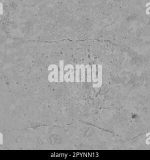 Mappa della lucentezza struttura danneggiata in cemento, mappatura lucida Foto Stock