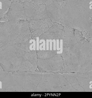 Mappa della lucentezza struttura danneggiata in cemento, mappatura lucida Foto Stock