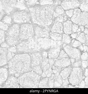 Mappa occlusione ambientale struttura danneggiata in cemento, mappatura AO Foto Stock