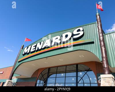 Menards è una catena di negozi per il miglioramento della casa con oltre 300 negozi situati nel Midwest degli Stati Uniti. Foto Stock