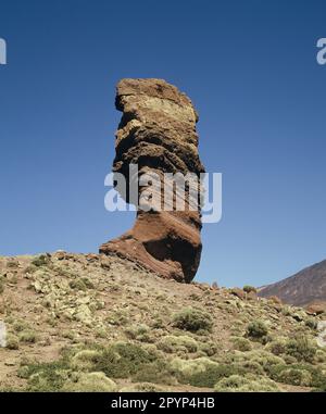 Isole Canarie. Tenerife. Parco Nazionale del Monte Teide. Roques de Garcia. Roque cinque. Foto Stock