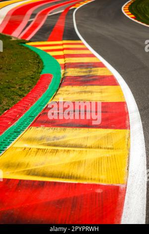 6 ore di Spa Francorchamps, Eau Rouge Foto Stock