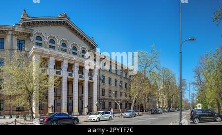 Edificio storico sulla via Marazlievskaya a Odessa, Ucraina Foto Stock